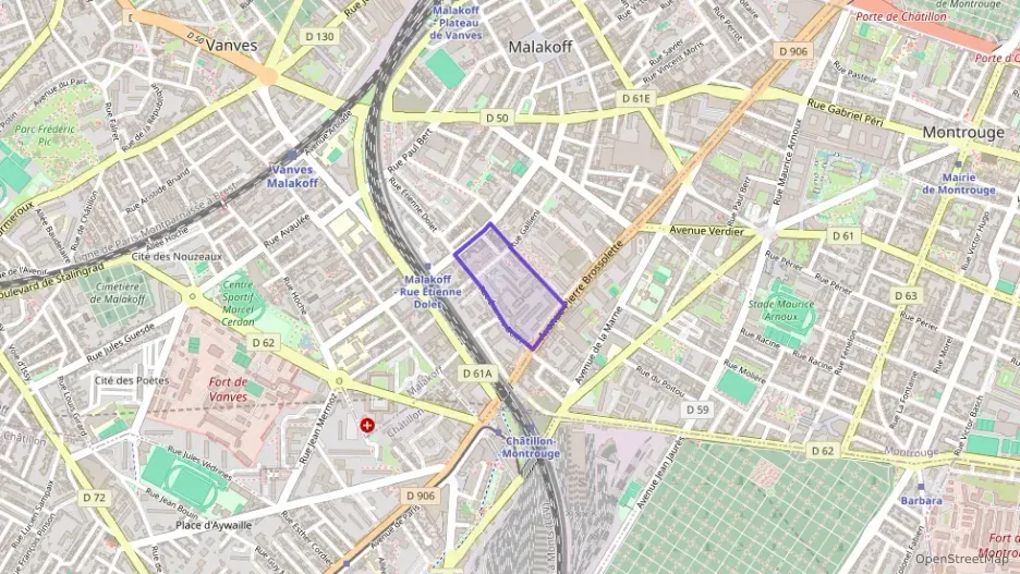 Appartement 39 m² deux pieces à vendre à Malakoff