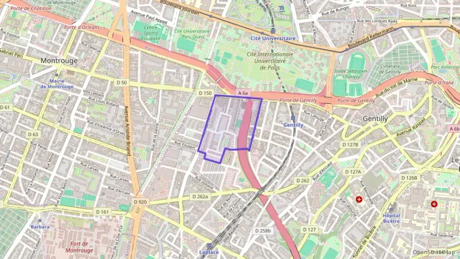 Appartement 46 m² trois pièces à vendre à Gentilly