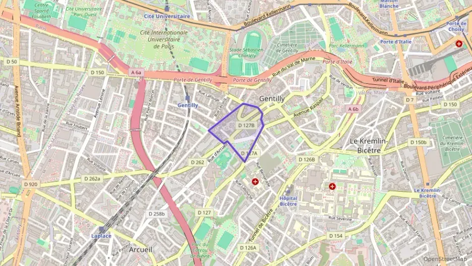 Appartement 36 m² deux pieces à vendre à Gentilly