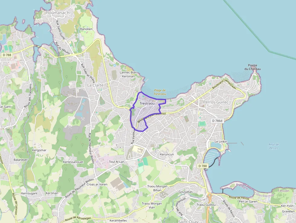 Appartement 57 m² trois pièces à vendre à Perros-Guirec