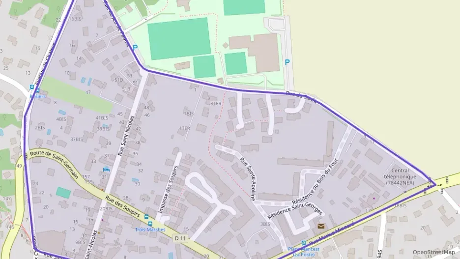 Appartement 70 m² trois pièces à vendre à Neauphle-le-Château