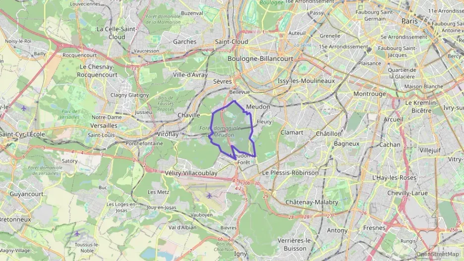 Appartement 74 m² trois pièces à vendre à Meudon