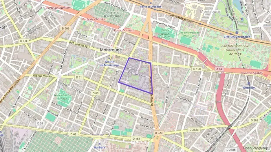 Appartement 93 m² quatre pièces à vendre à Montrouge