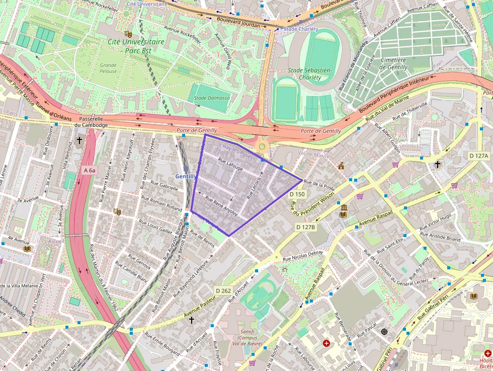 Appartement 38 m² trois pièces à vendre à Gentilly