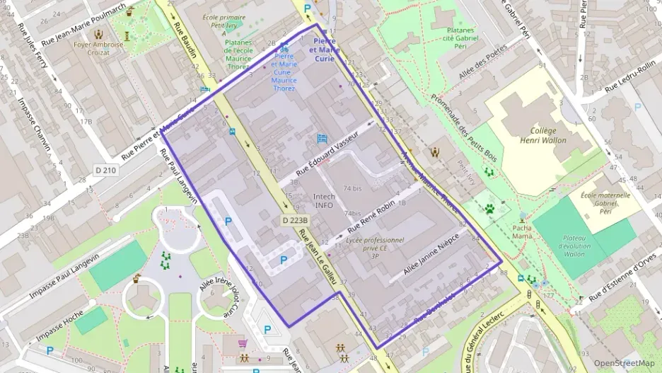 Appartement 43 m² deux pieces à vendre à Ivry-sur-Seine