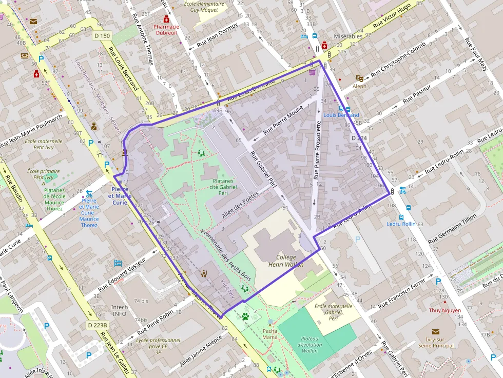 Appartement 76 m² quatre pièces à vendre à Ivry-sur-Seine