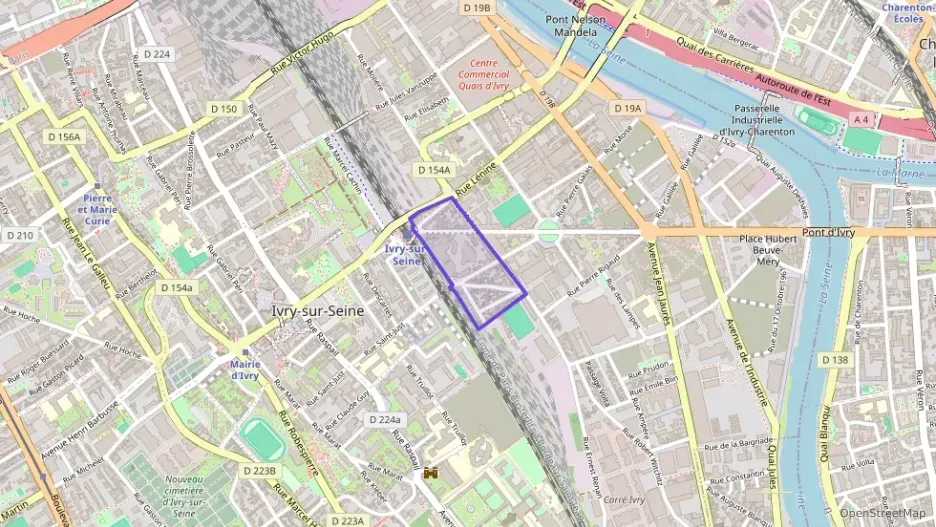 Appartement 60 m² quatre pièces à vendre à Ivry-sur-Seine Appartement 60 m² quatre pièces à vendre à Ivry-sur-Seine