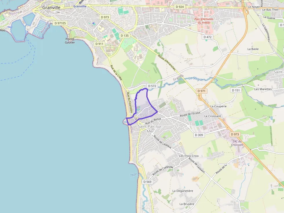 Appartement 96 m² quatre pièces à vendre à Saint-Pair-sur-Mer