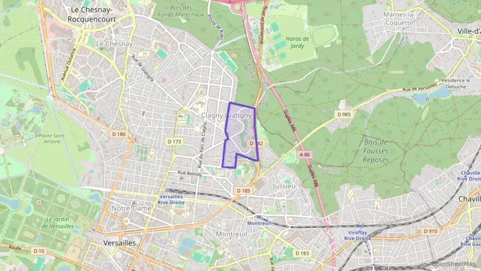 Appartement 82 m² quatre pièces à vendre à Versailles
