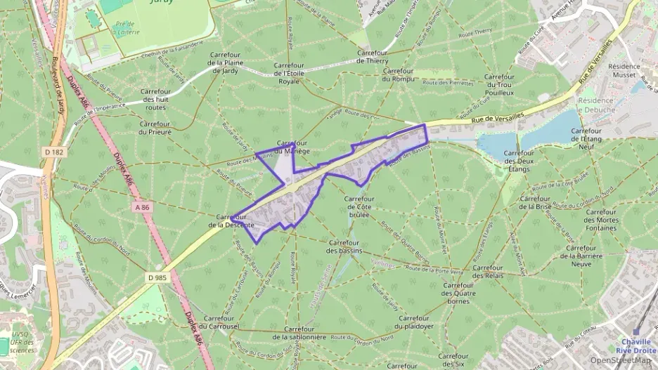 Appartement 80 m² quatre pièces à vendre à Ville-d`Avray