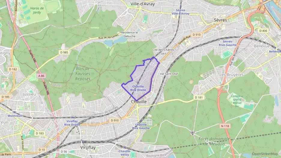 Appartement 86 m² quatre pièces à vendre à Chaville