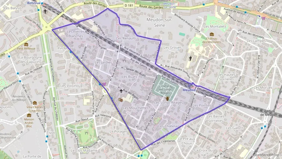 Appartement 97 m² trois pièces à vendre à Meudon