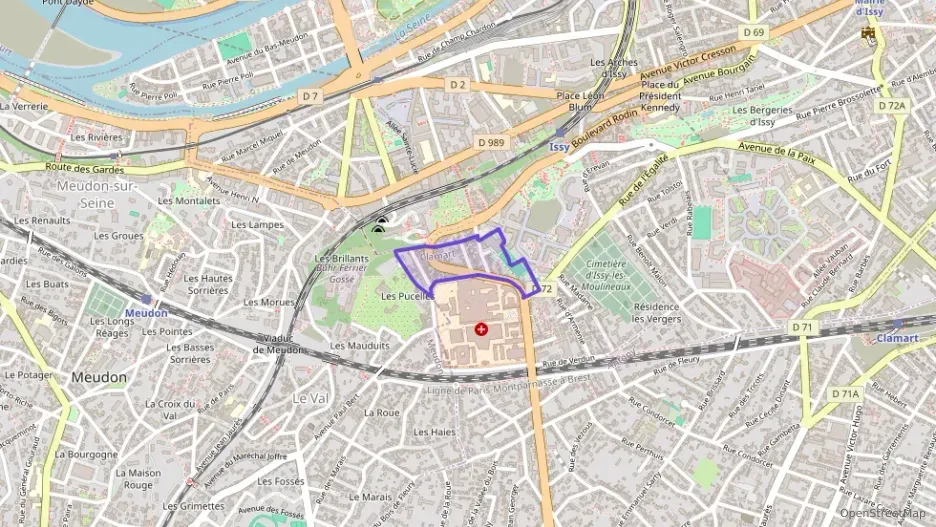 Appartement 67 m² trois pièces à vendre à Clamart