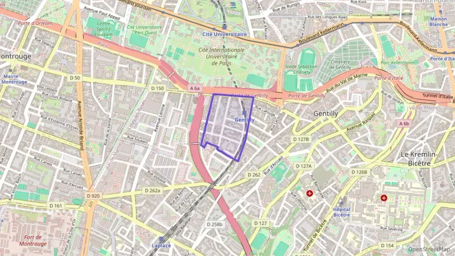 Appartement 34 m² deux pieces à vendre à Gentilly