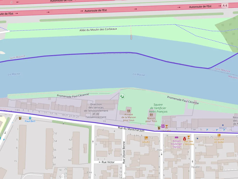 Appartement 55 m² trois pièces à vendre à Maisons-Alfort