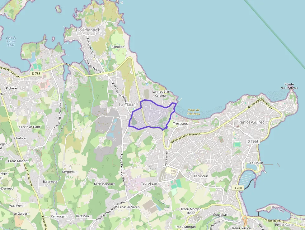 Appartement 52 m² deux pieces à vendre à Perros-Guirec