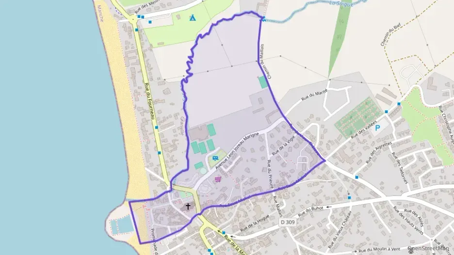 Appartement 67 m² trois pièces à vendre à Saint-Pair-sur-Mer