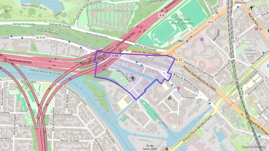 Appartement 44 m² deux pieces à vendre à Saint-Maurice