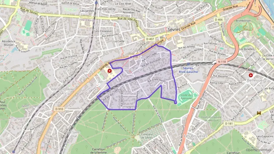 Appartement 43 m² deux pieces à vendre à Sèvres