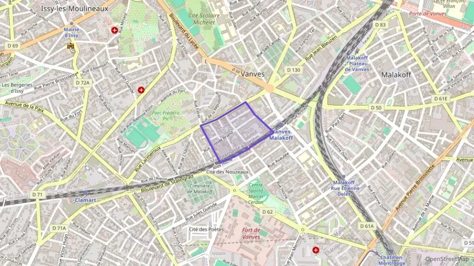 Appartement 61 m² trois pièces à vendre à Vanves
