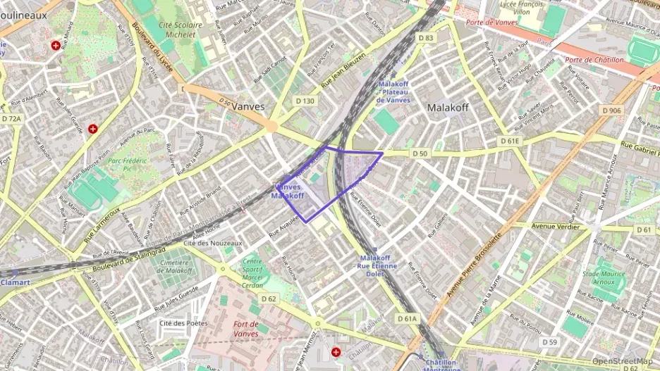 Appartement 50 m² trois pièces à vendre à Malakoff