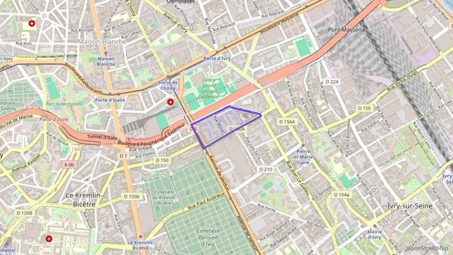 Appartement 32 m² deux pieces à vendre à Ivry-sur-Seine
