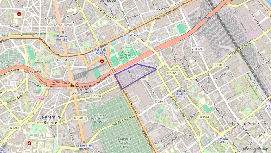 Appartement 40 m² trois pièces à vendre à Ivry-sur-Seine