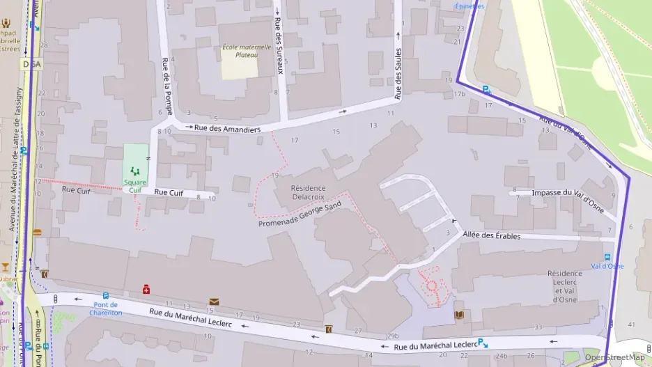 Appartement 55 m² deux pieces à vendre à Saint-Maurice Appartement 55 m² deux pieces à vendre à Saint-Maurice