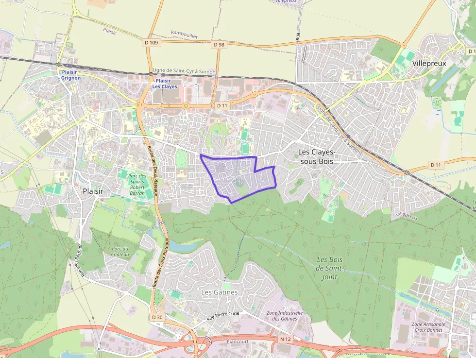 Appartement 44 m² deux pieces à vendre à Les Clayes-sous-Bois