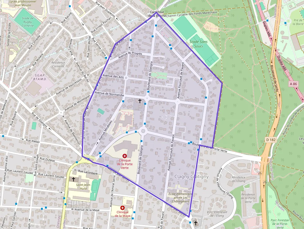 Appartement 111 m² quatre pièces à vendre à Versailles