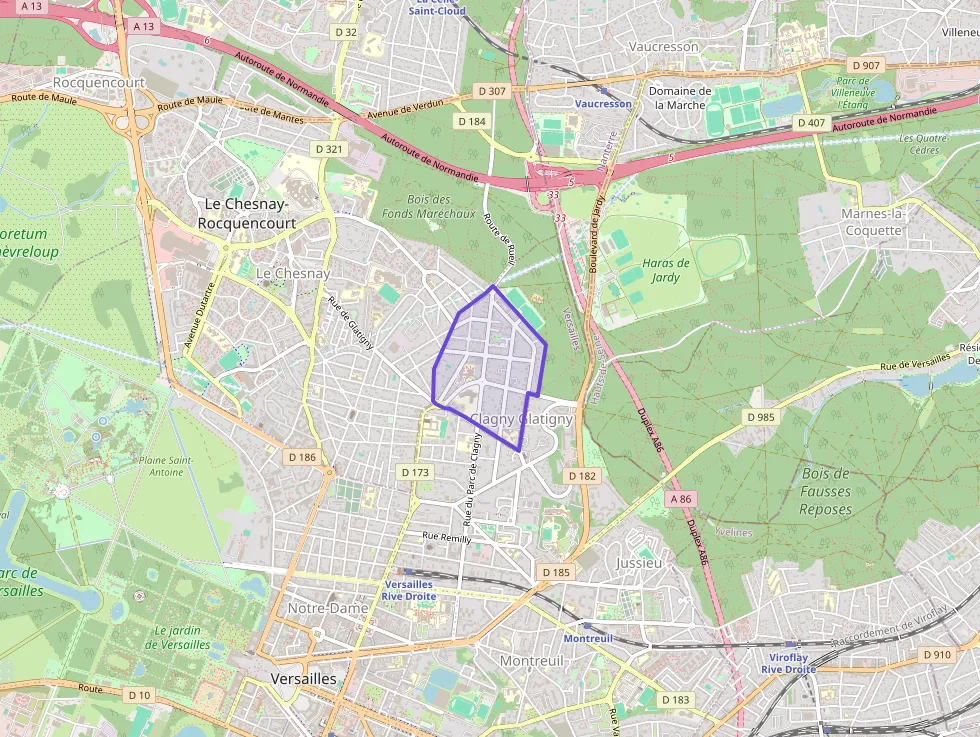 Appartement 111 m² quatre pièces à vendre à Versailles