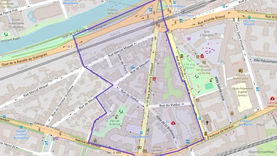 Appartement 63 m² quatre pièces à vendre à Issy-les-Moulineaux