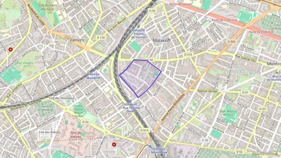 Appartement 59 m² trois pièces à vendre à Malakoff Appartement 59 m² trois pièces à vendre à Malakoff