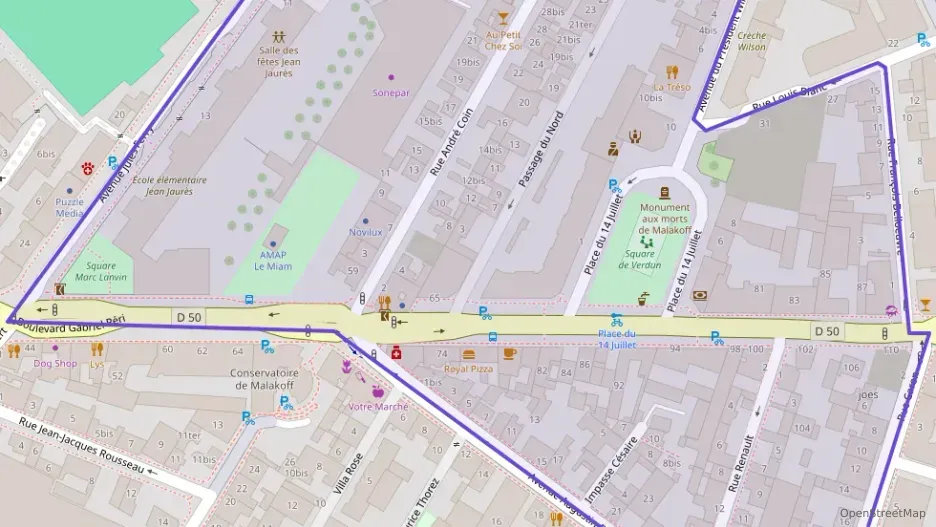 Appartement 47 m² deux pieces à vendre à Malakoff