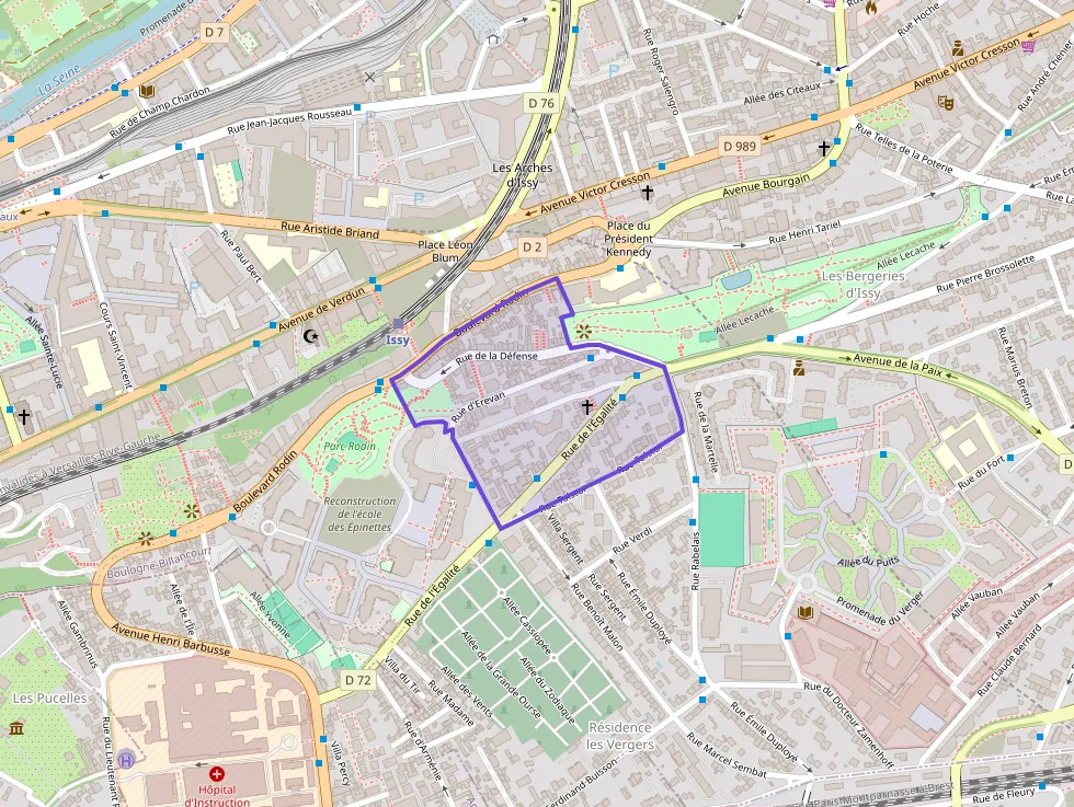 Appartement 22 m² une piece à vendre à Issy-les-Moulineaux