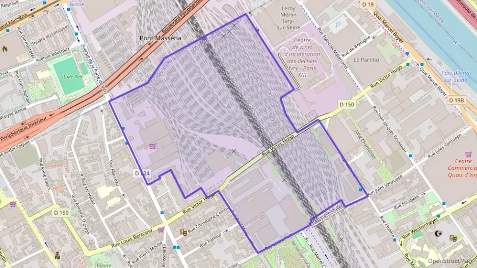Appartement 50 m² une piece à vendre à Ivry-sur-Seine