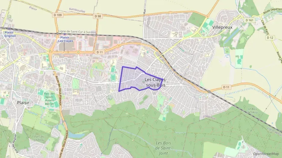 Appartement 46 m² deux pieces à vendre à Les Clayes-sous-Bois Appartement 46 m² deux pieces à vendre à Les Clayes-sous-Bois