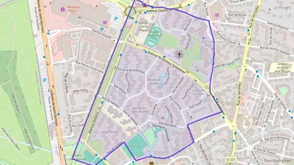 Appartement 70 m² trois pièces à vendre à Le Chesnay-Rocquencourt