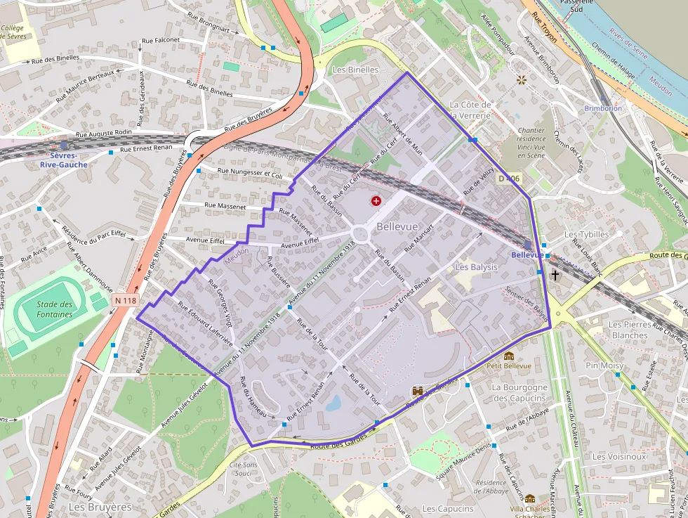 Appartement 72 m² trois pièces à vendre à Meudon