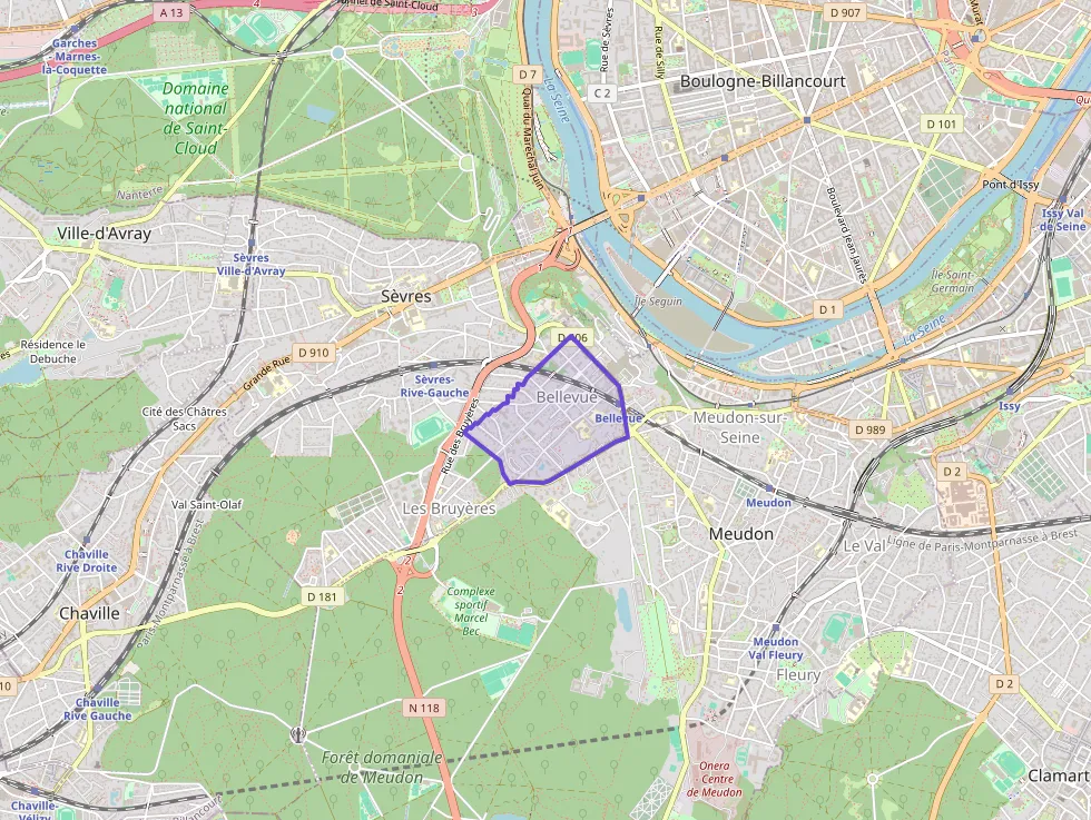 Appartement 72 m² trois pièces à vendre à Meudon