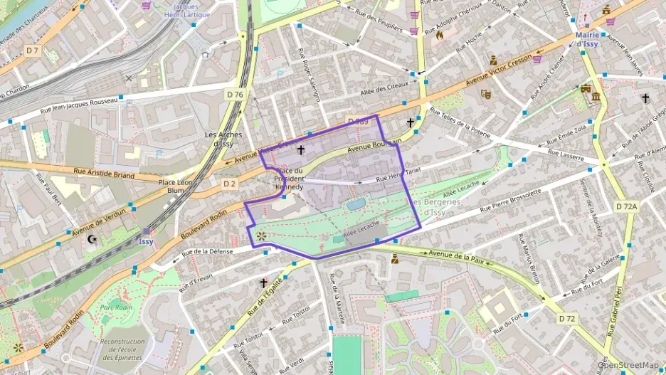 Appartement 46 m² deux pieces à vendre à Issy-les-Moulineaux