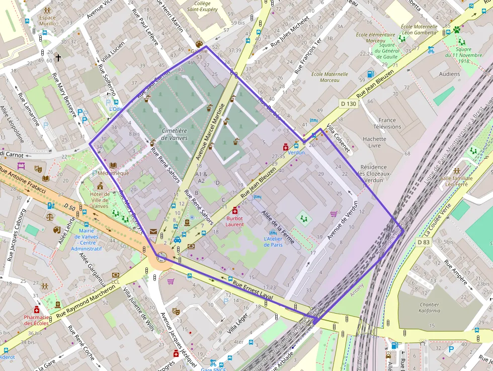 Appartement 65 m² trois pièces à vendre à Vanves