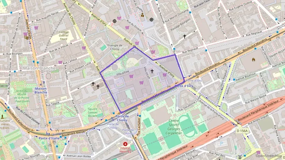 Appartement 43 m² deux pieces à vendre à Paris 13e Arrondissement