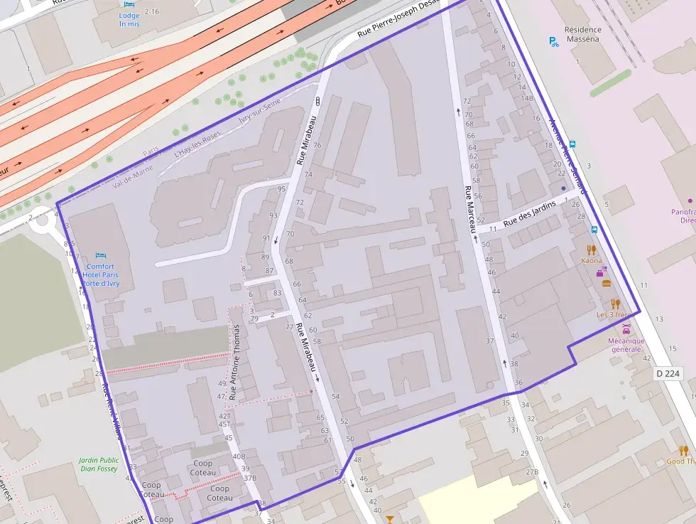 Appartement 32 m² deux pieces à vendre à Ivry-sur-Seine