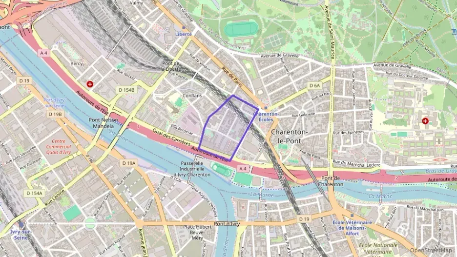 Appartement 50 m² trois pièces à vendre à Charenton-le-Pont