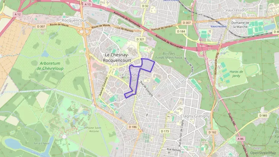 Appartement 35 m² une piece à vendre à Le Chesnay-Rocquencourt