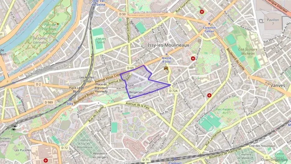 Appartement 44 m² deux pieces à vendre à Issy-les-Moulineaux