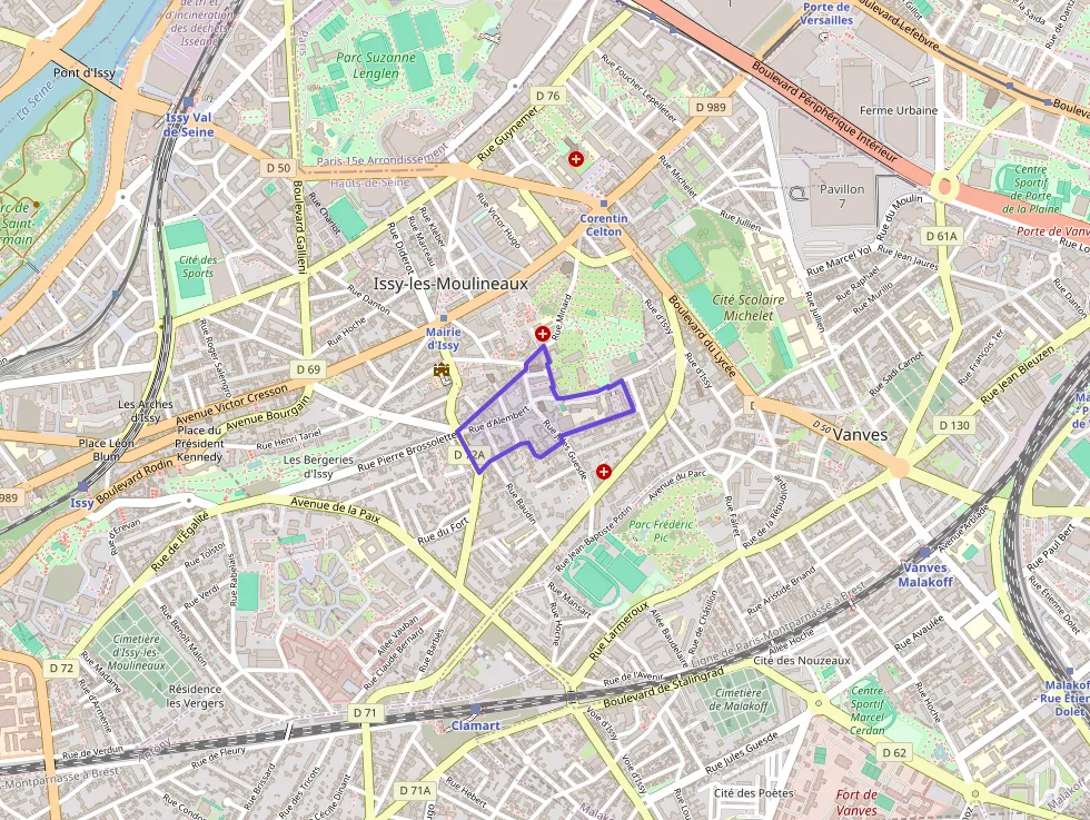 Appartement 63 m² trois pièces à vendre à Issy-les-Moulineaux