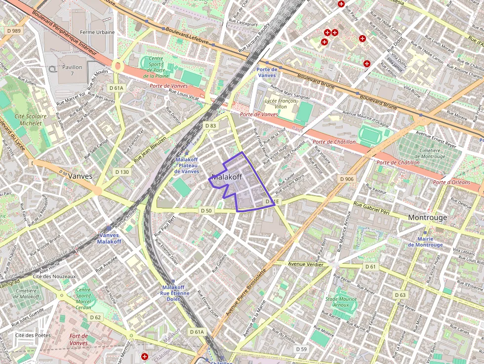 Appartement 47 m² trois pièces à vendre à Malakoff