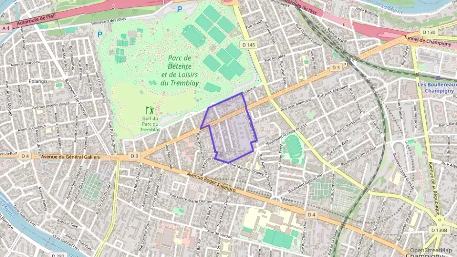 Appartement 43 m² deux pieces à vendre à Champigny-sur-Marne